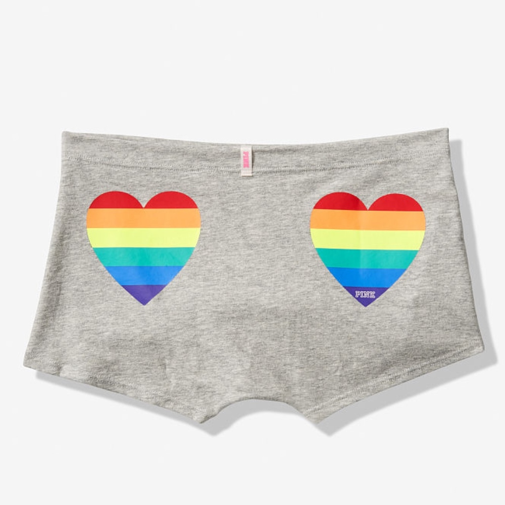 🆕🌈 VS PINK RARE PRIDE Cotton Shortie Underwear 🌈🆕